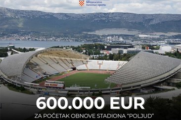 Vlada dodjeljuje Splitu 600 tisuća eura za pripremu projekta obnove stadiona Poljud